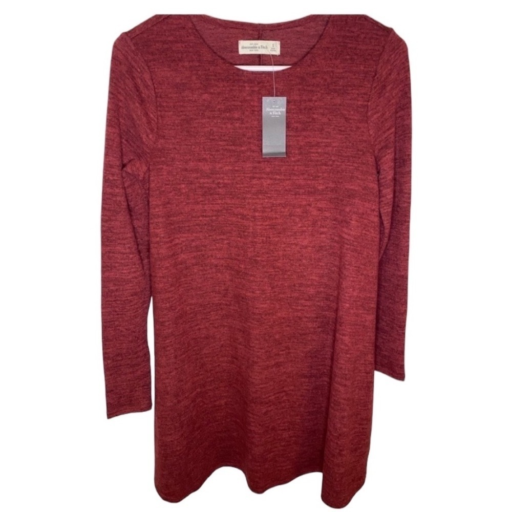 Abercrombie and Fitch Maroon long sleeve dress